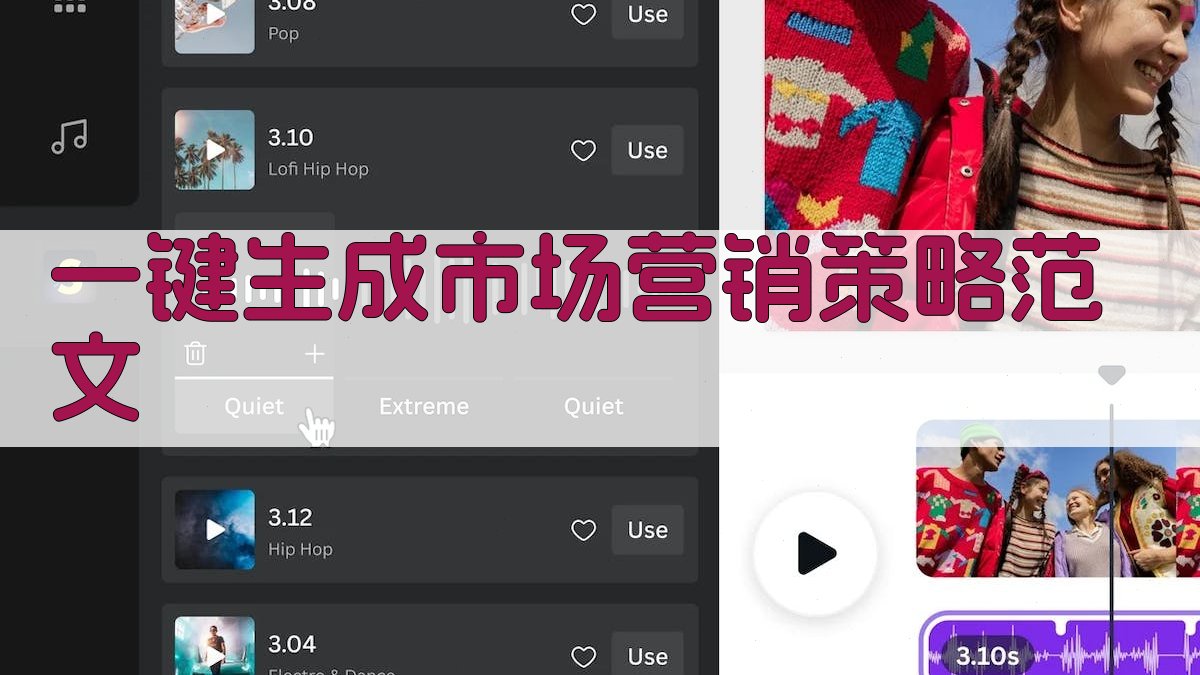 AI一键生成市场营销策略范文