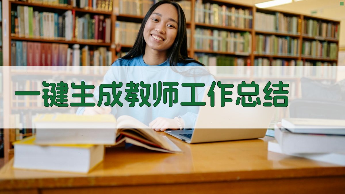 AI一键生成教师工作总结