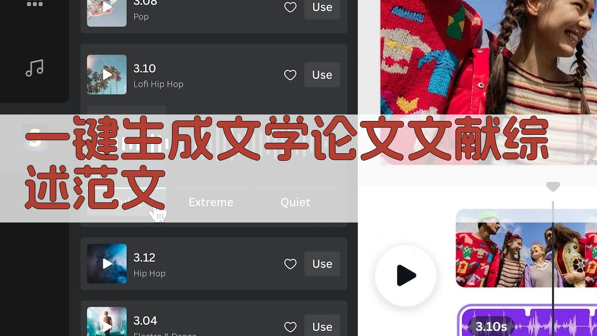 AI一键生成文学论文文献综述范文