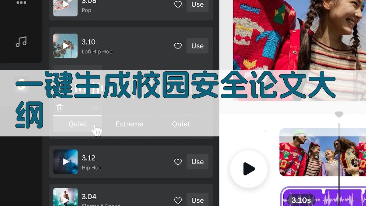 AI一键生成校园安全论文大纲