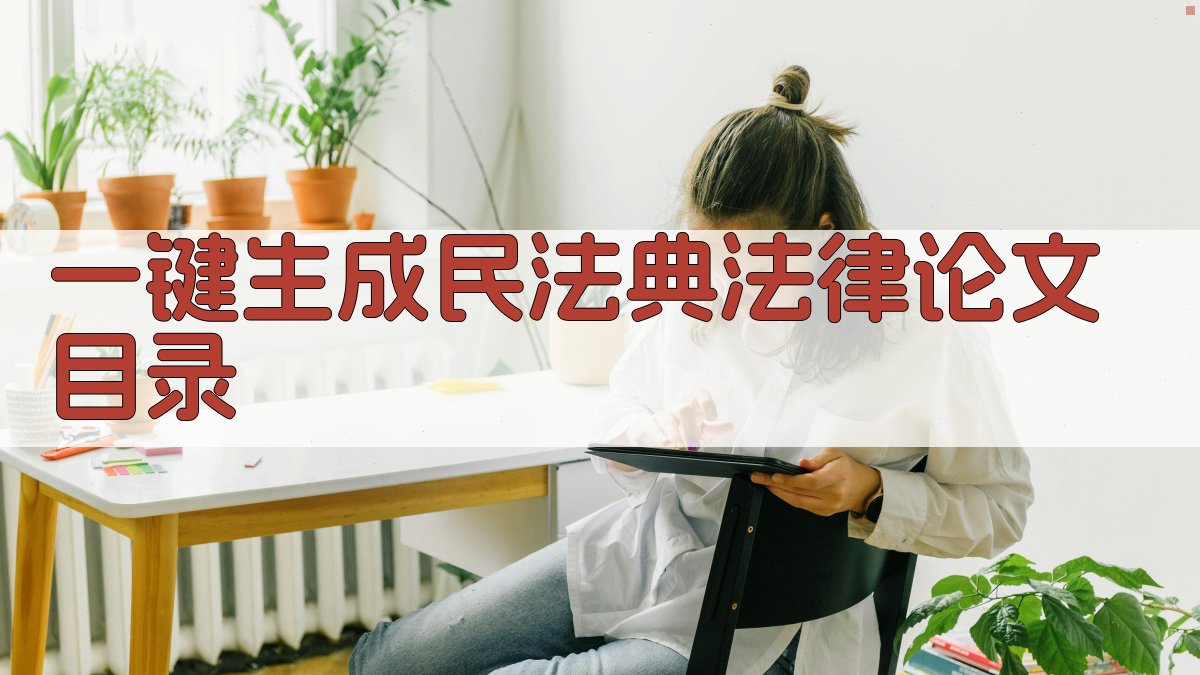 AI一键生成民法典法律论文目录