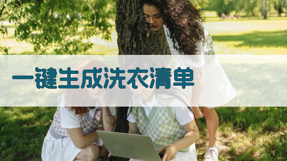 AI一键生成洗衣清单