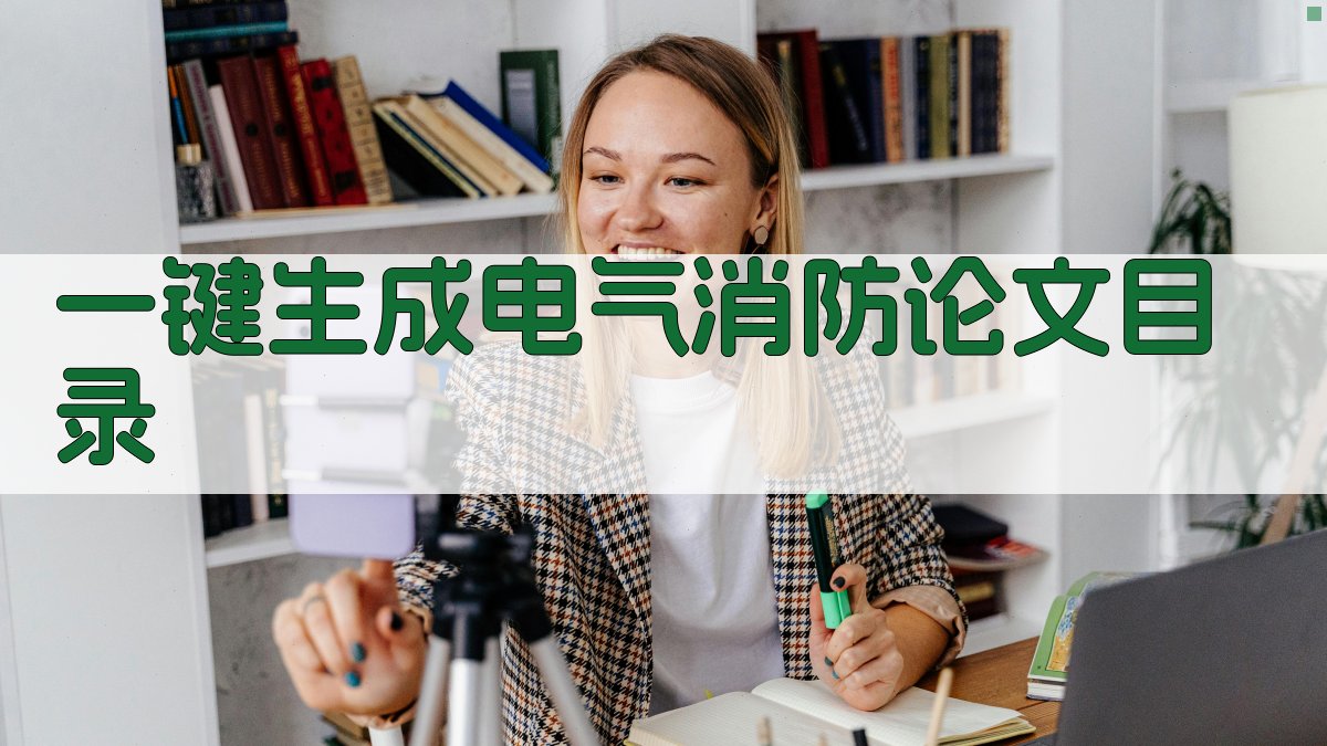 AI一键生成电气消防论文目录