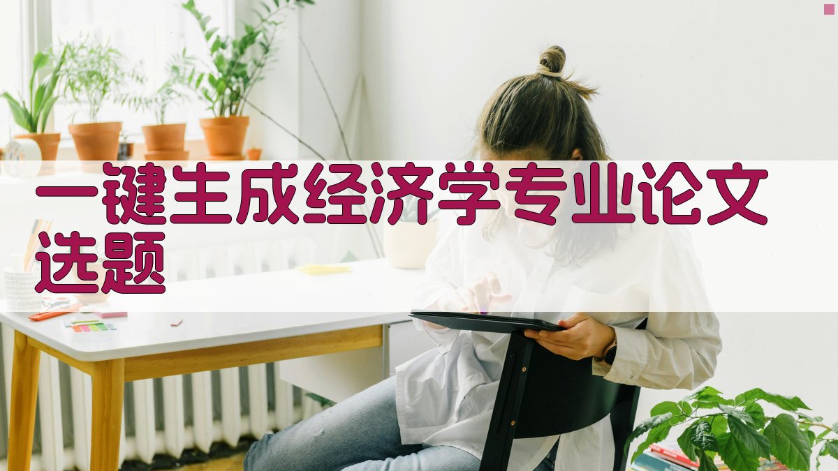 AI一键生成经济学专业论文选题