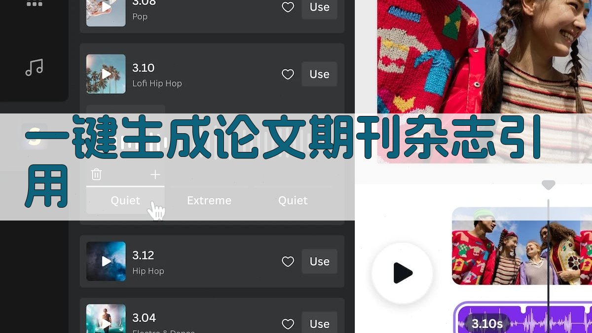 AI一键生成论文期刊杂志引用