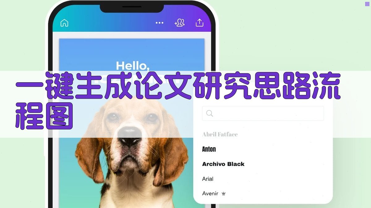 AI一键生成论文研究思路流程图