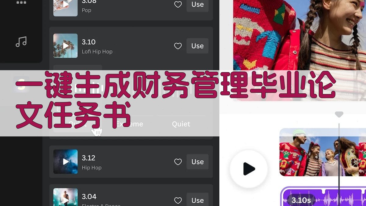 AI一键生成财务管理毕业论文任务书