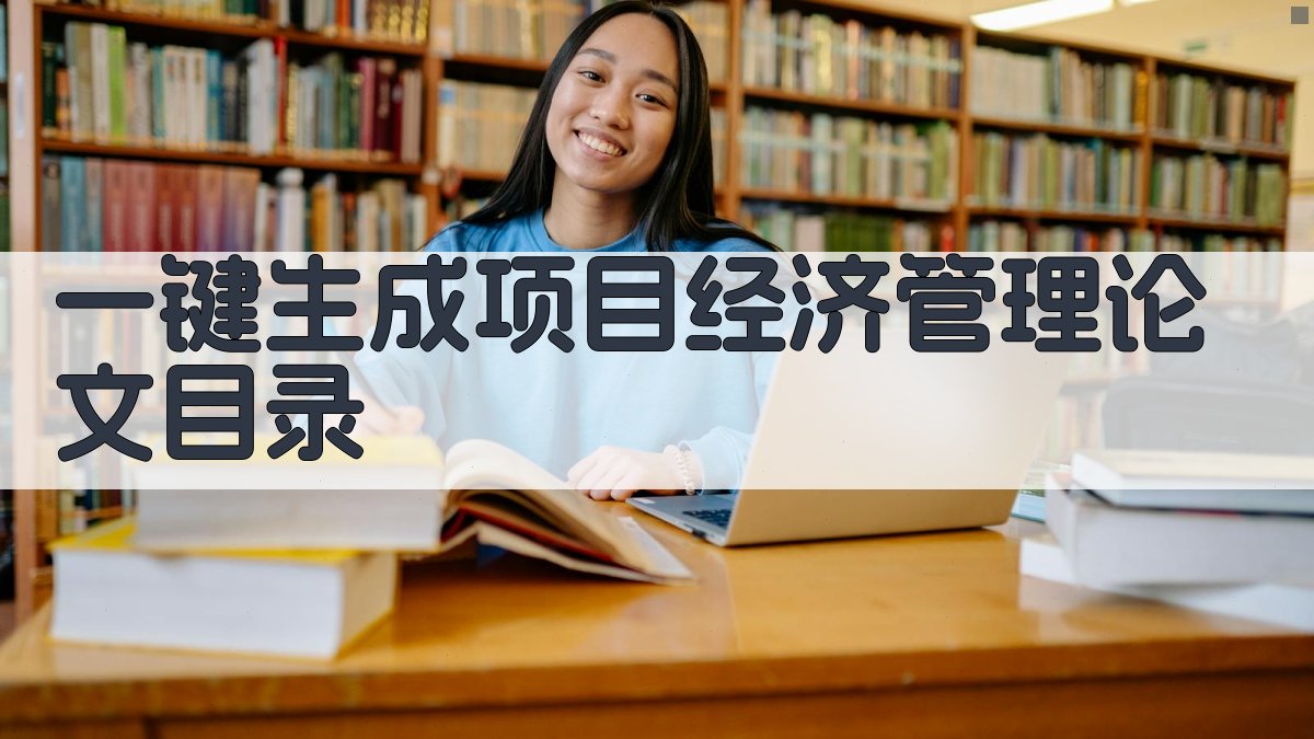 AI一键生成项目经济管理论文目录