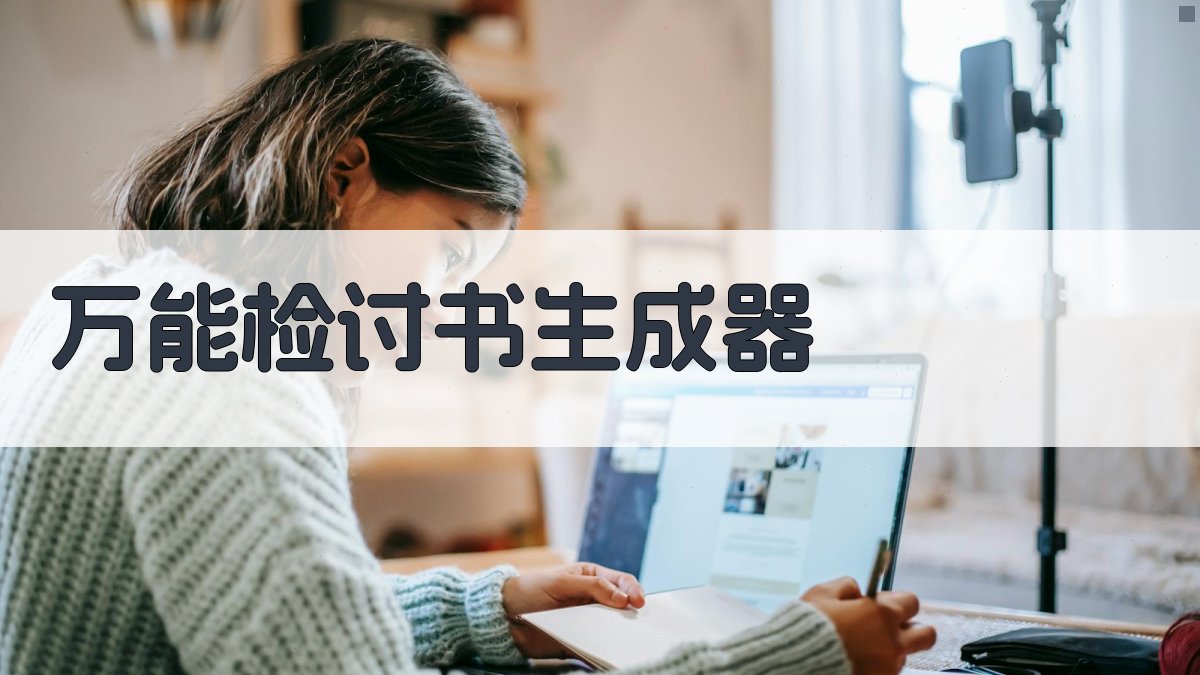 AI万能检讨书生成器