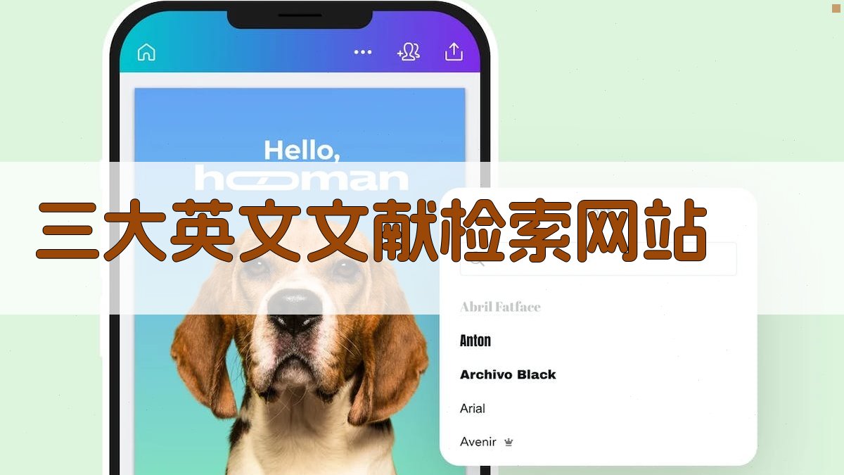 三大英文文献检索网站