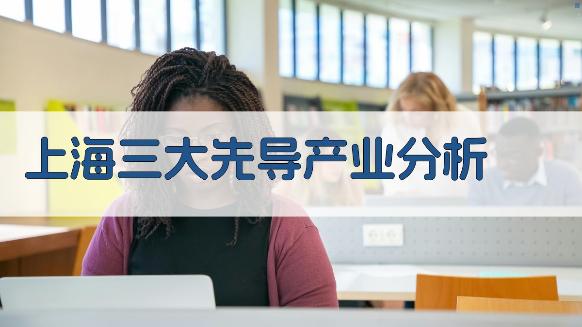 上海三大先导产业新质生产力分析