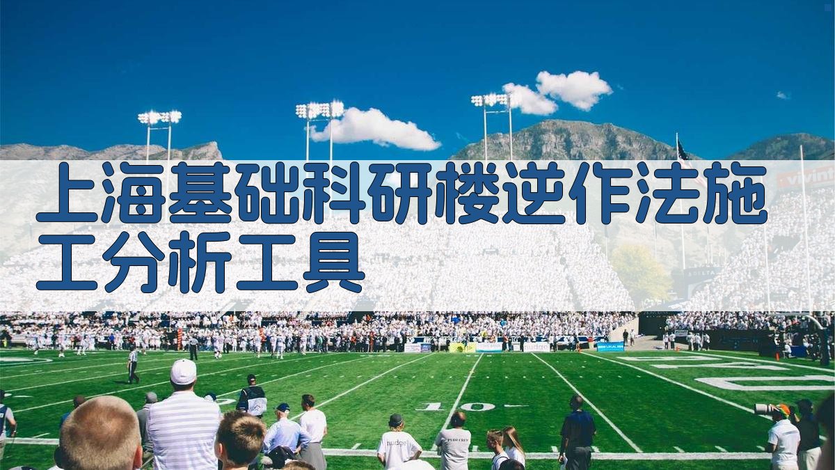 上海基础科研楼逆作法施工分析工具