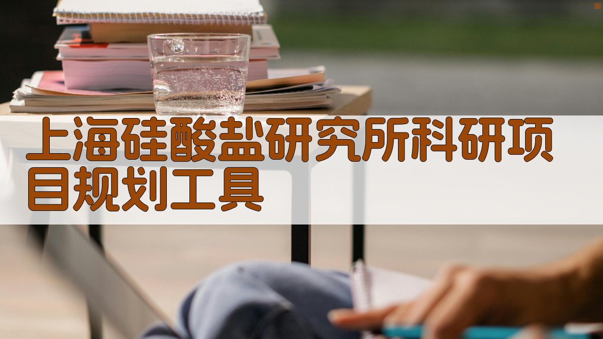 上海硅酸盐研究所科研项目规划工具