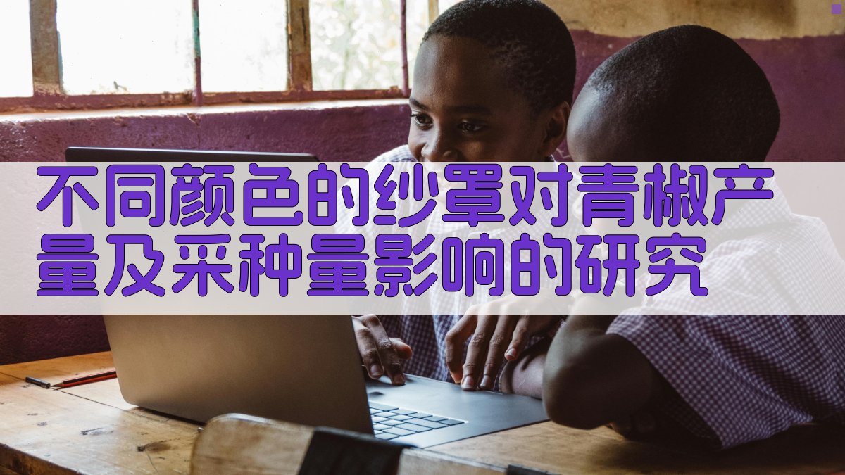 不同颜色的纱罩对青椒产量及采种量影响的研究