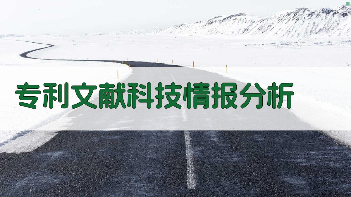 AI专利文献科技情报分析