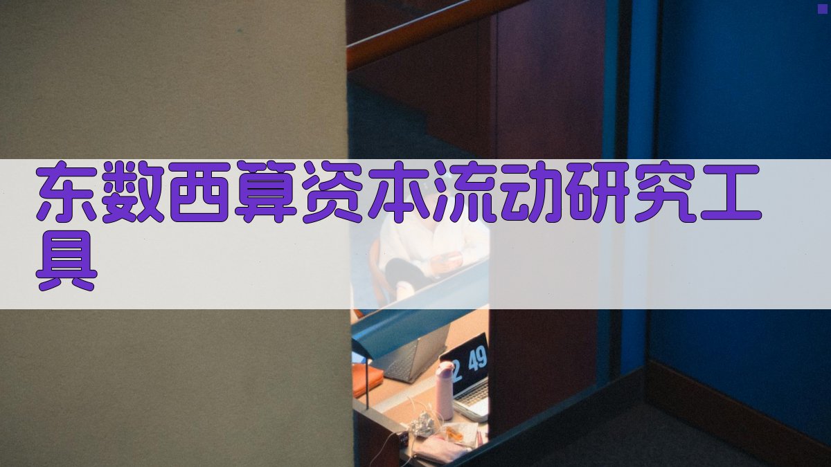 东数西算资本流动研究工具