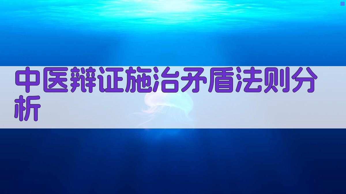 AI智能中医辩证施治矛盾法则分析器