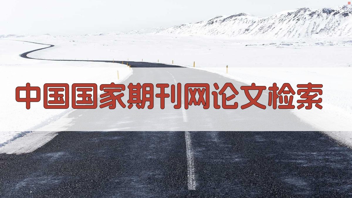 中国国家期刊网论文检索
