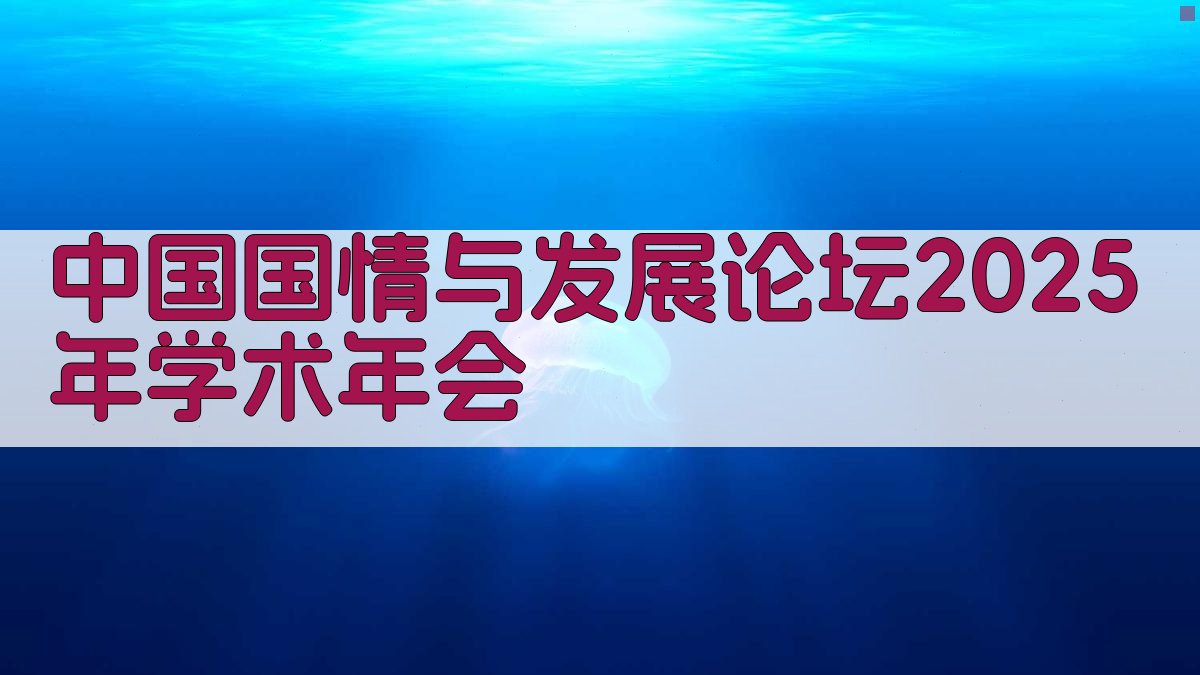 中国国情与发展论坛2025年学术年会