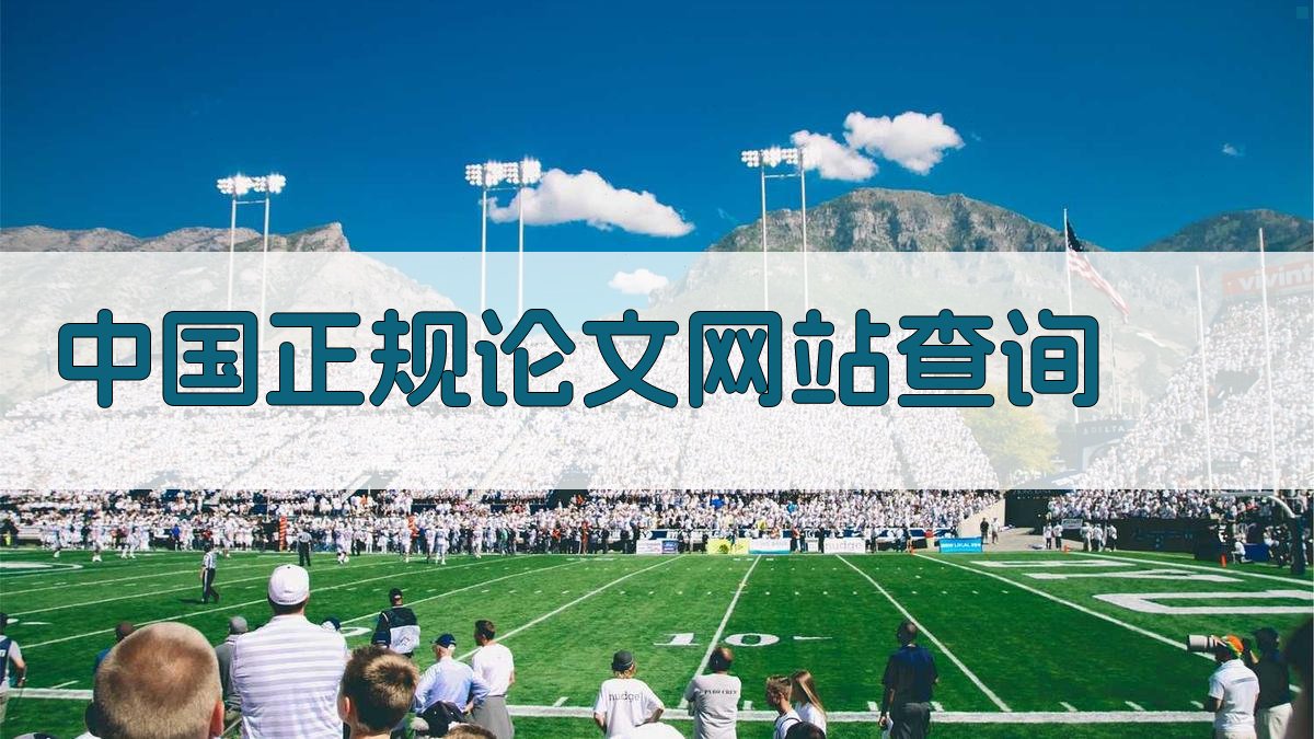 中国正规论文网站查询