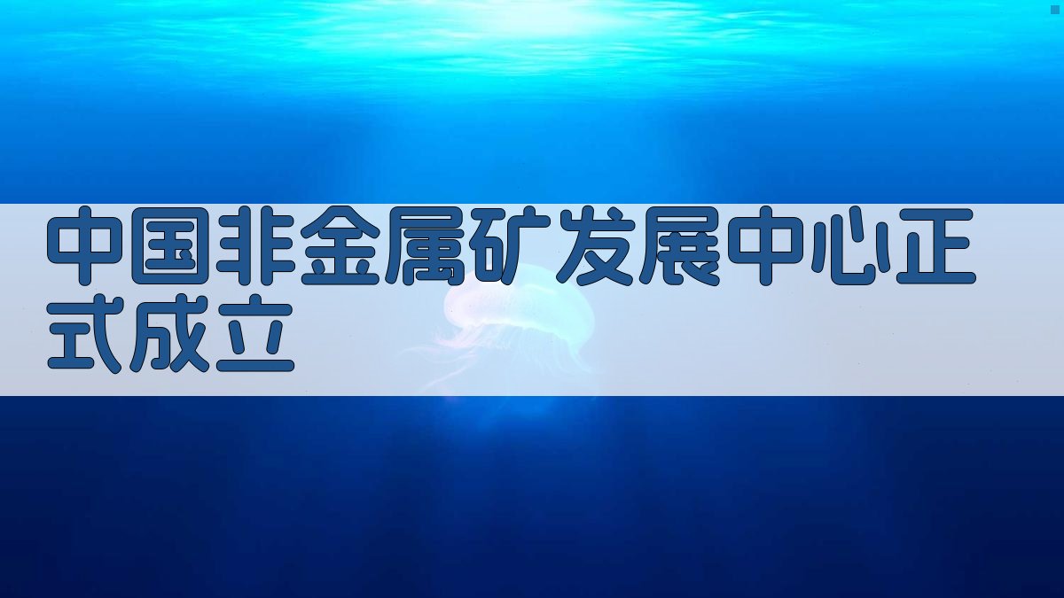 中国非金属矿发展中心正式成立