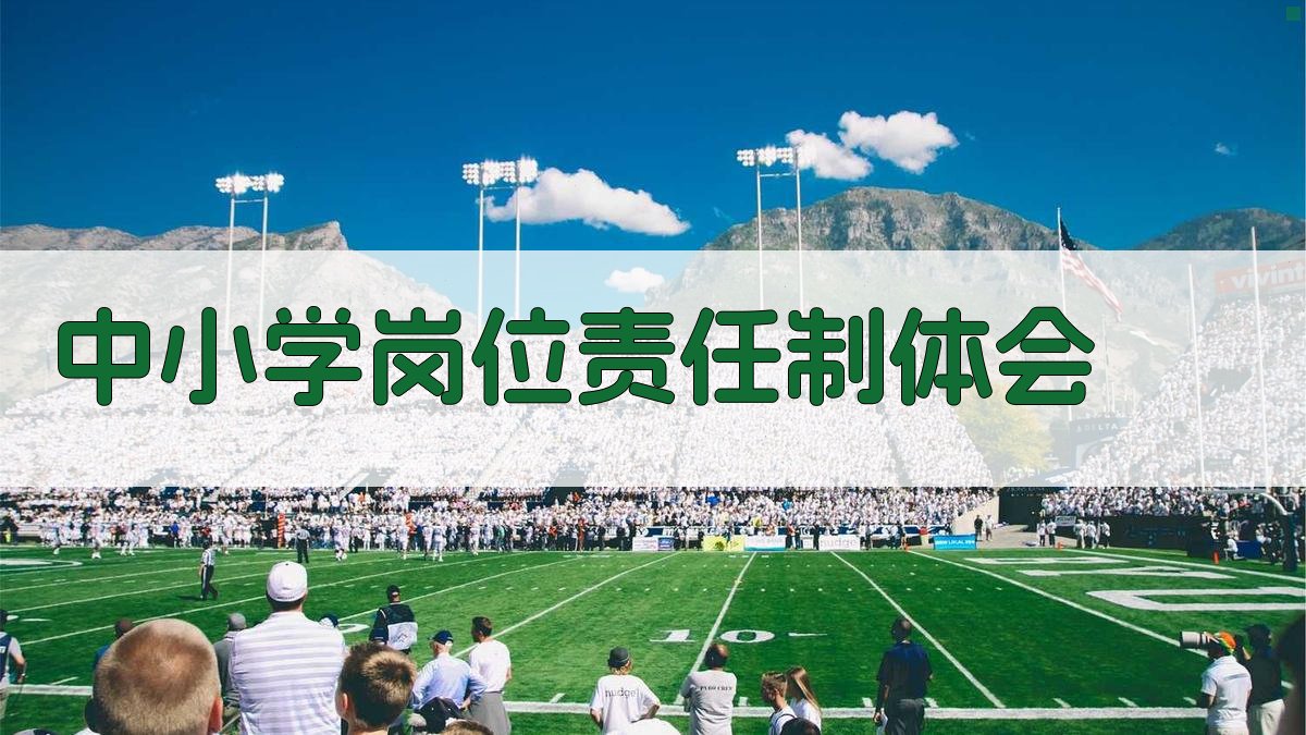 AI一键生成中小学岗位责任制体会