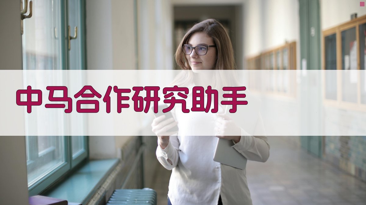 中马合作研究助手