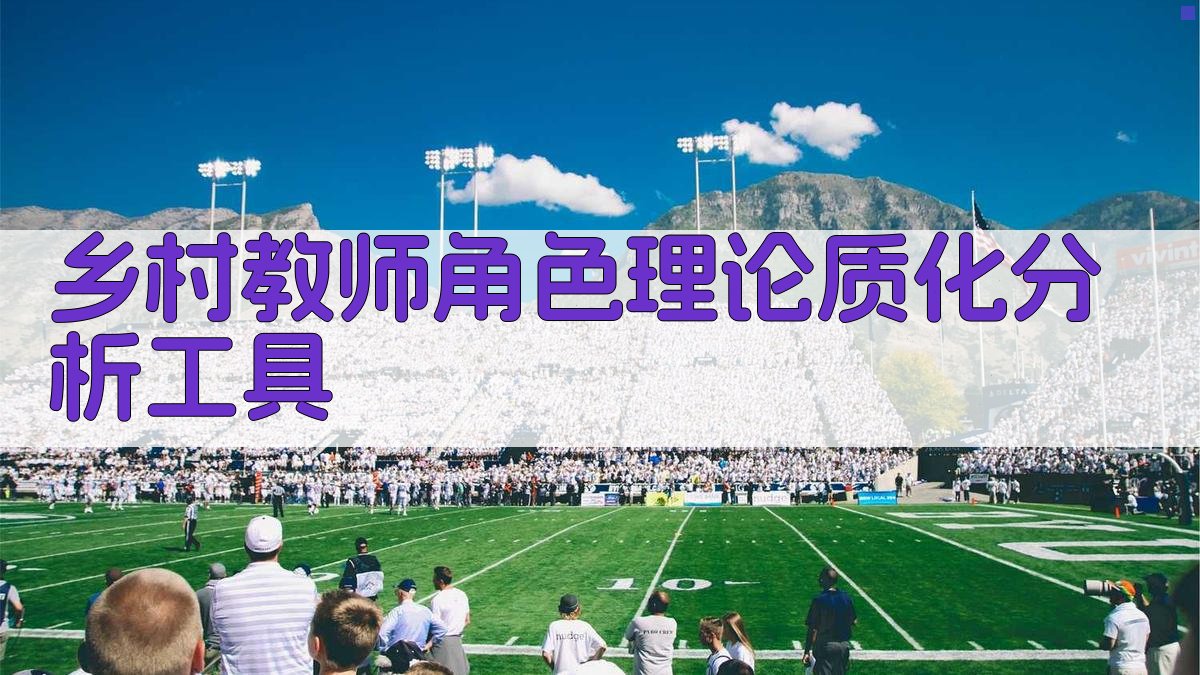 乡村教师角色理论质化分析工具