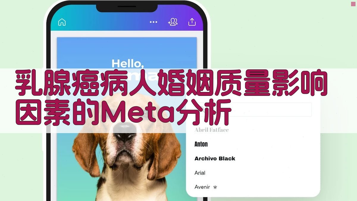 乳腺癌病人婚姻质量影响因素的Meta分析