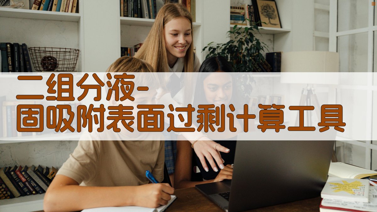 二组分液-固吸附表面过剩计算工具