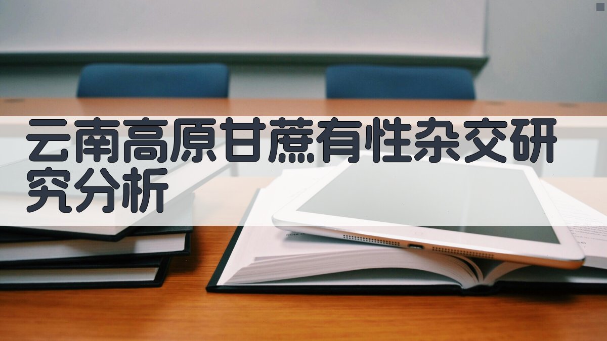 云南高原甘蔗有性杂交研究分析