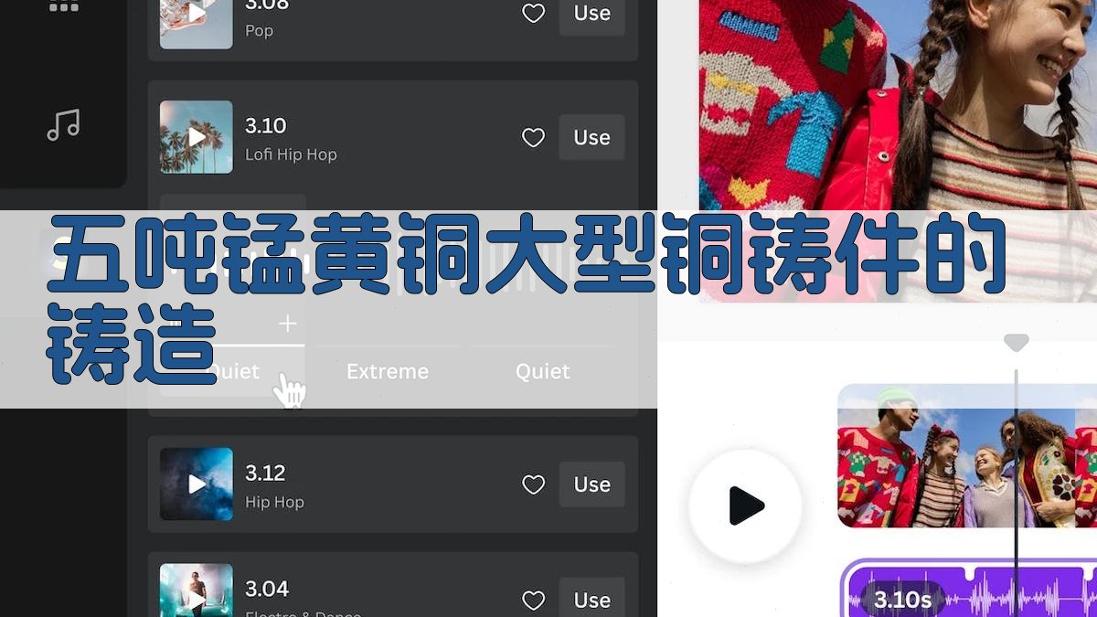 五吨锰黄铜大型铜铸件的铸造分析