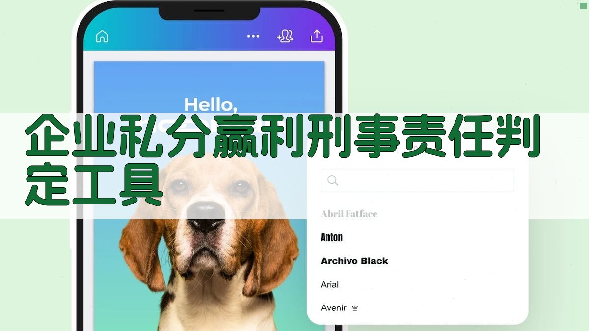 企业私分赢利刑事责任判定工具