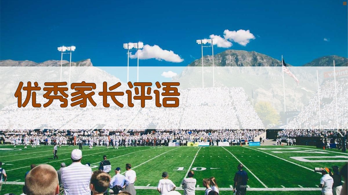 AI优秀家长评语生成器