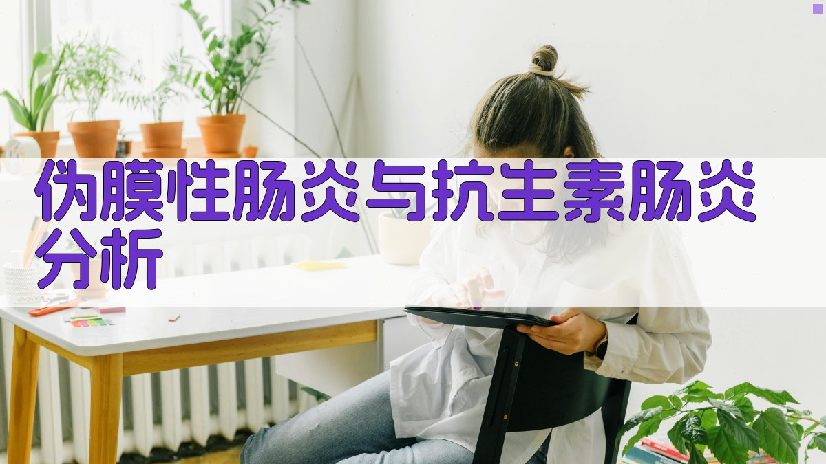 AI智能伪膜性肠炎与抗生素肠炎分析