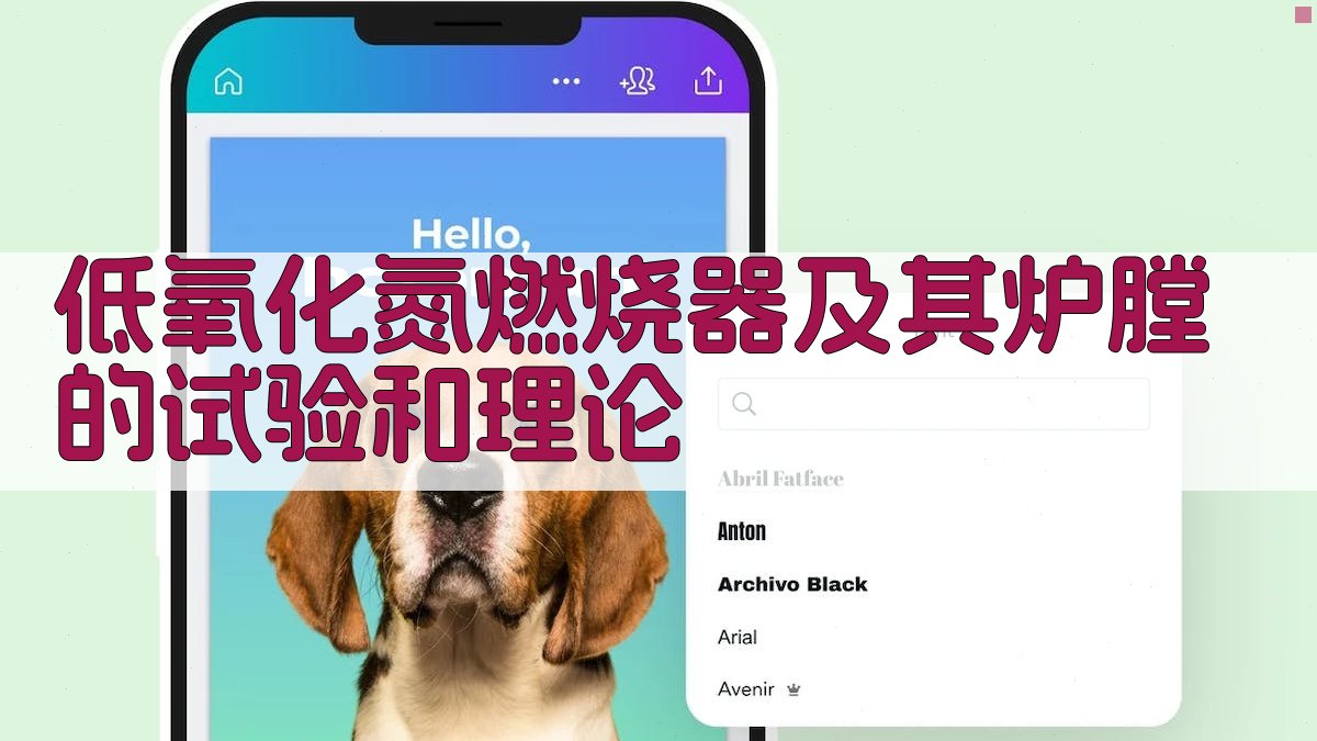 低氧化氮燃烧器及其炉膛的试验和理论