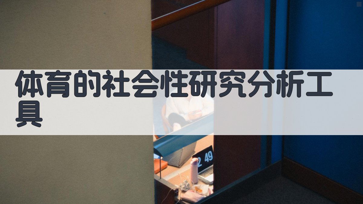 体育的社会性研究分析工具