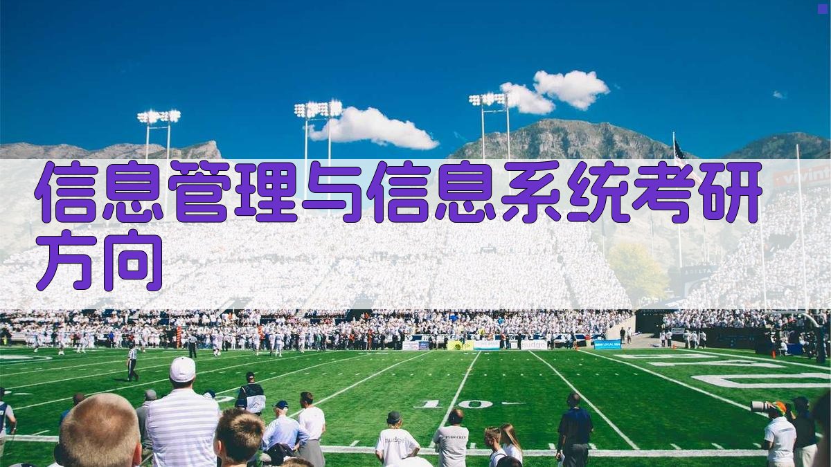 AI智能信息管理与信息系统考研方向推荐