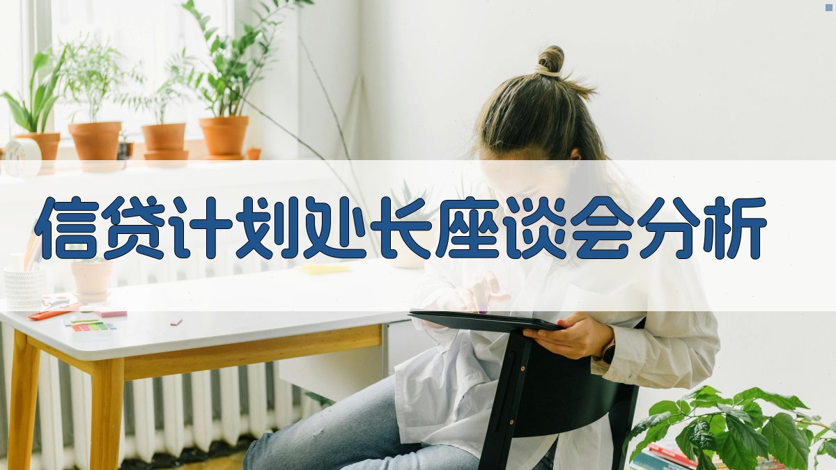 AI智能信贷计划处长座谈会分析工具