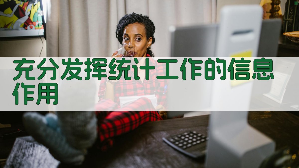 充分发挥统计工作的信息作用