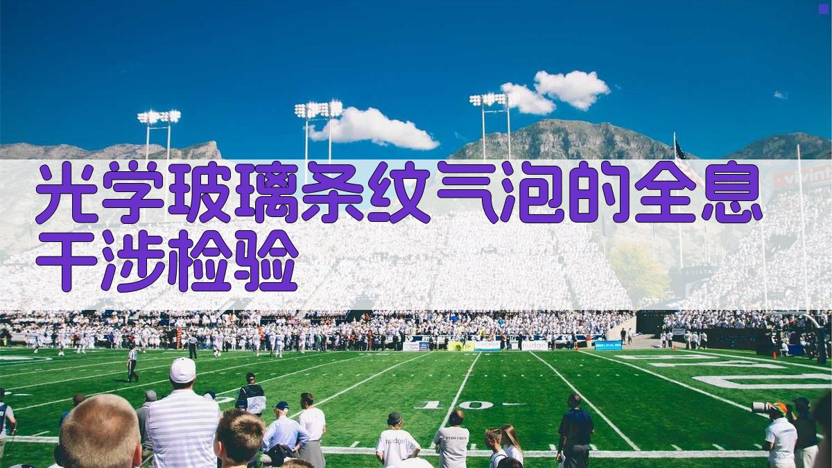 光学玻璃全息干涉检验