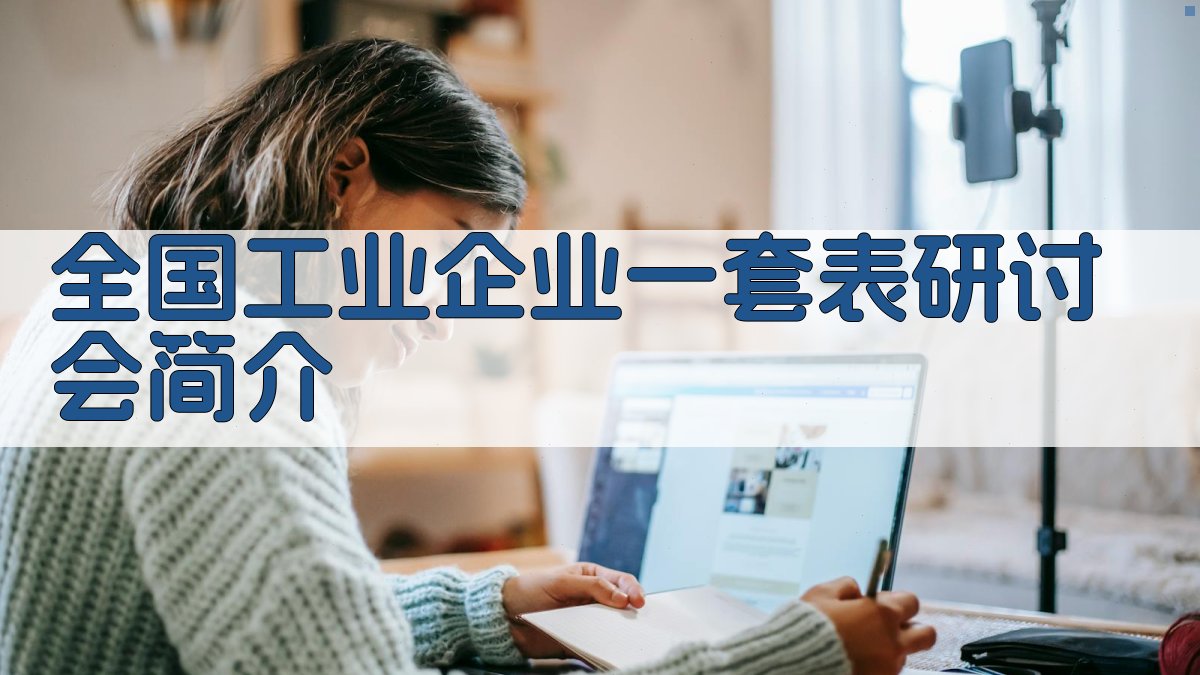AI一键生成全国工业企业一套表研讨会简介