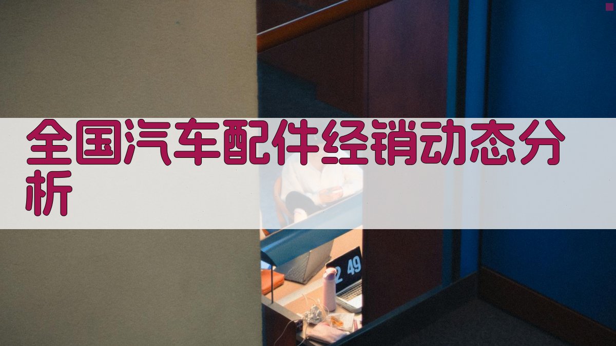 全国汽车配件经销动态分析