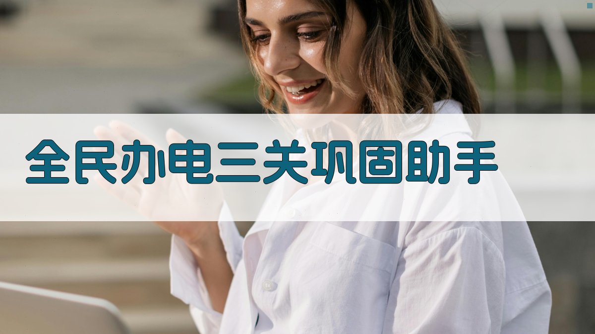 全民办电三关巩固助手