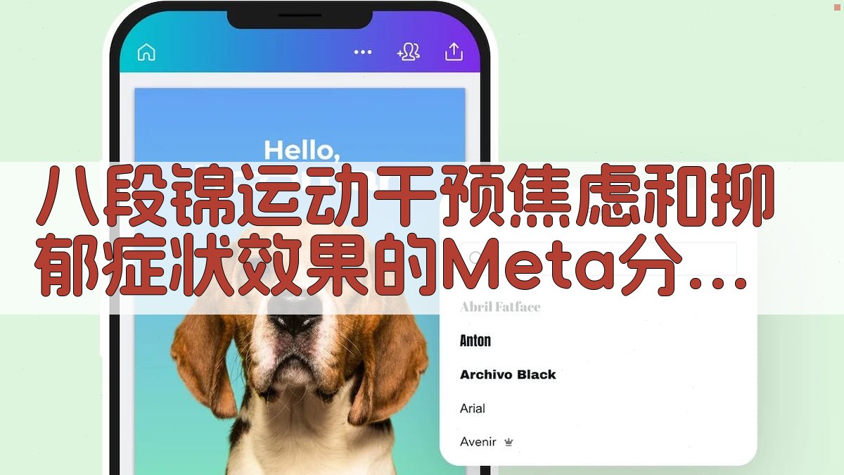 八段锦运动干预Meta分析