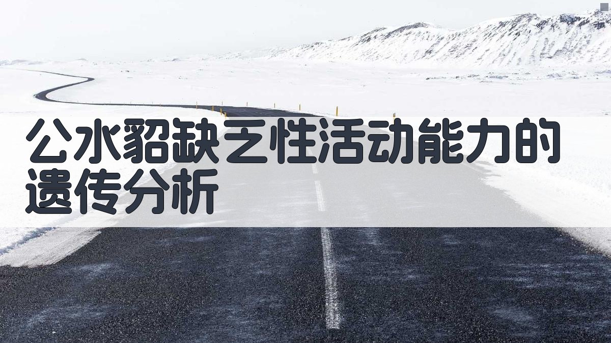 公水貂缺乏性活动能力的遗传分析