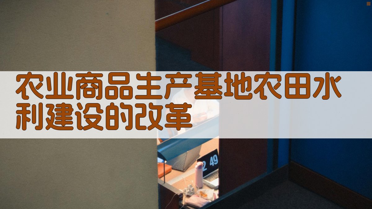 农业水利改革分析