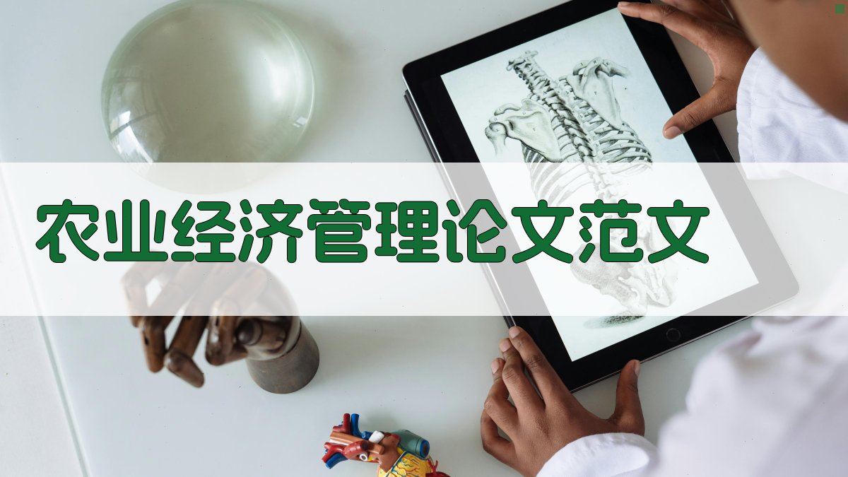 农业经济管理论文范文
