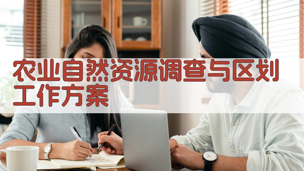 AI农业自然资源调查与区划工作方案生成