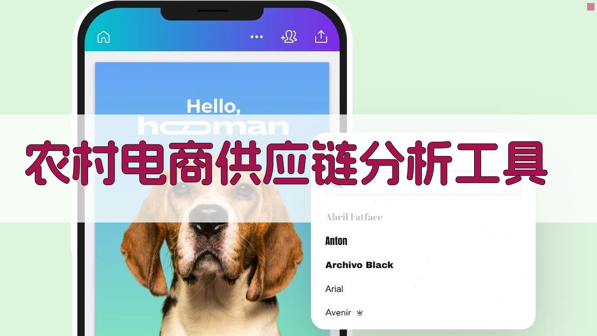 农村电商供应链分析工具